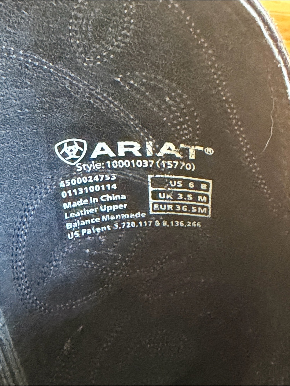 Ariat Black Leather Western Cowboy Boots - Women's Embroidered Mid-Calf - Picture 6 of 6